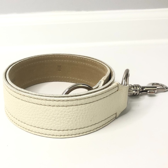 Miu Miu Off White Leather Belt Size 90/36 main image 6